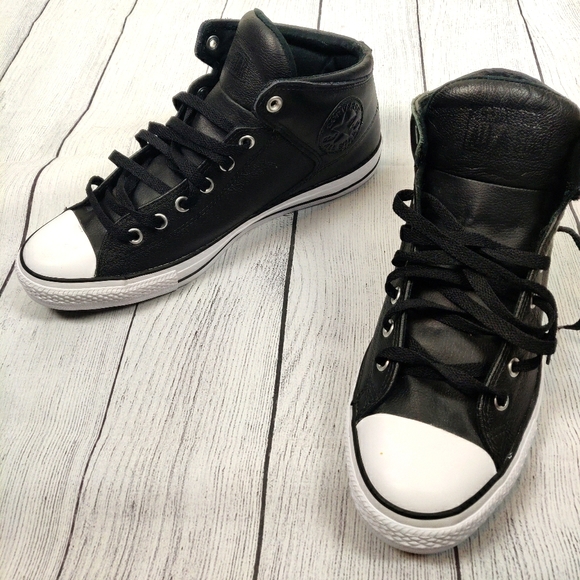 Converse Chuck Taylor High Street Hi Black Mens 12